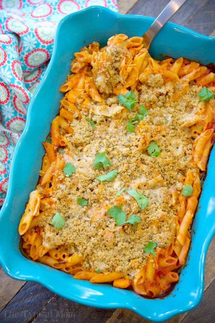 No Boil Chicken Parmesan Casserole