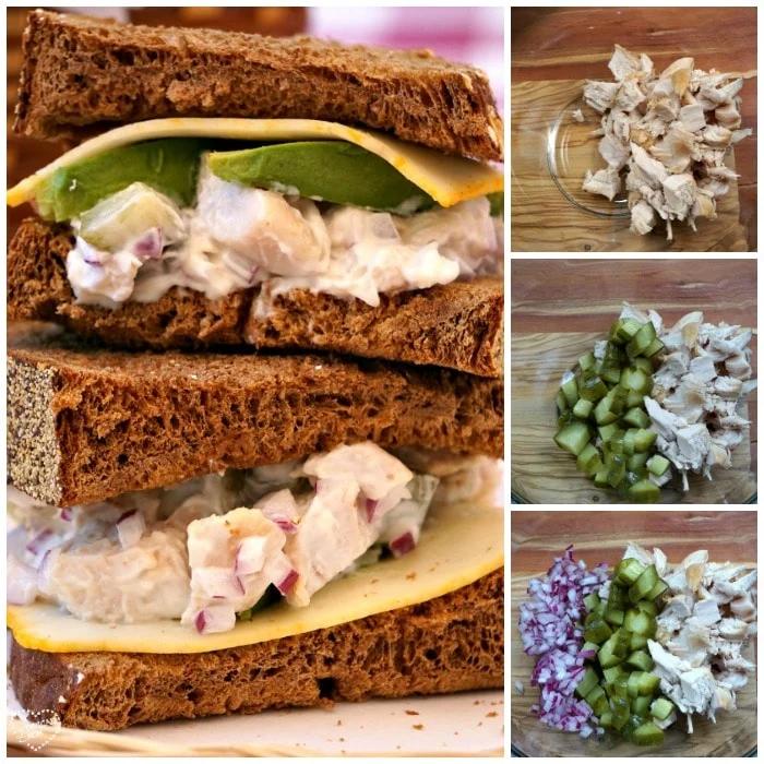 easy chicken salad sandwich recipe
