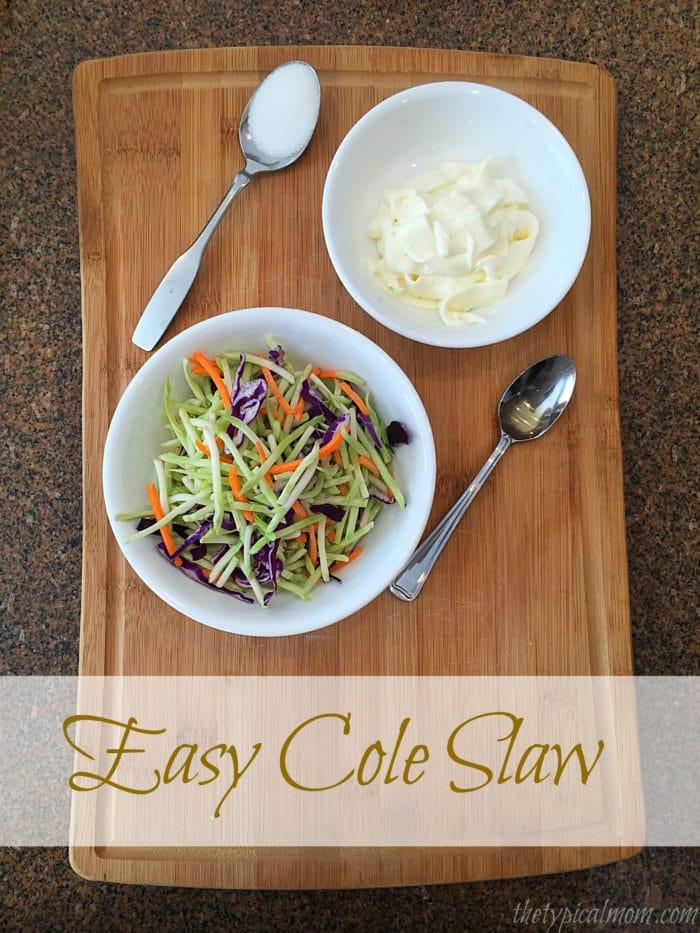 Easy cole slaw