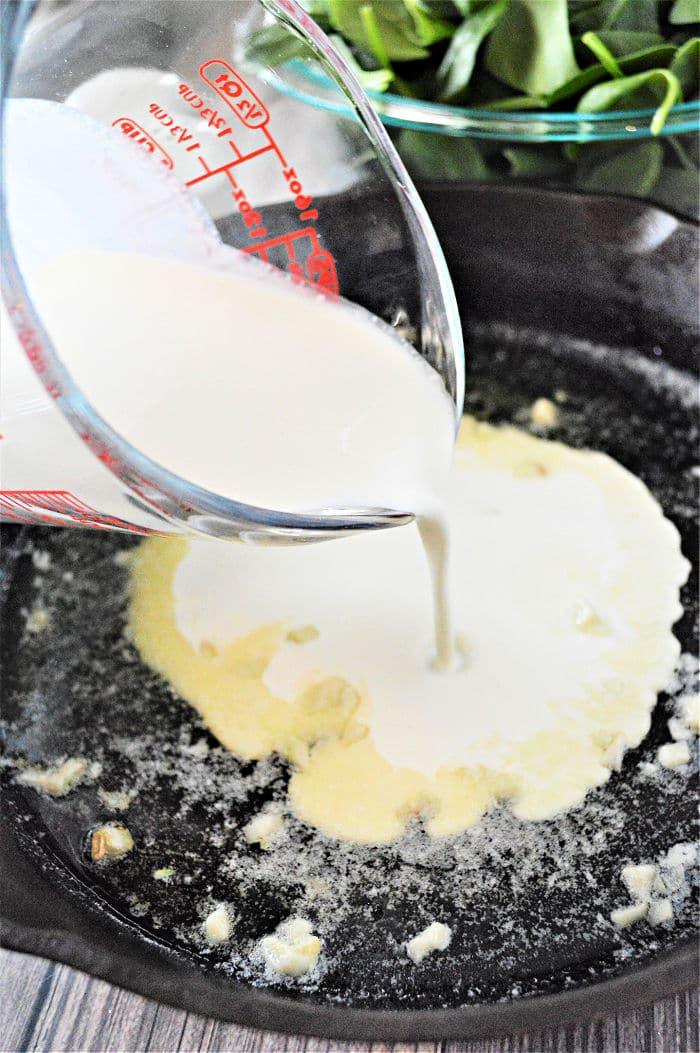 homemade Creamed Spinach