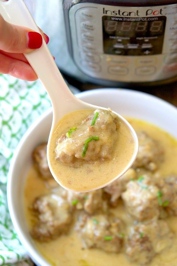 easy homemade instant pot swedish meatballs