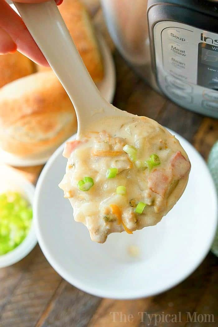 instant pot clam chowder
