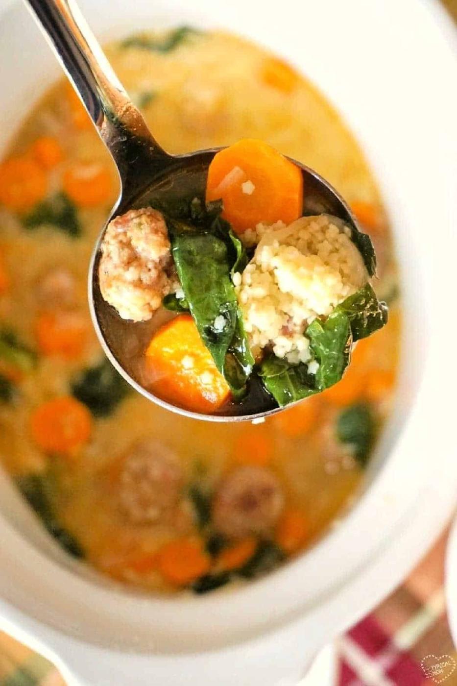 Crockpot Italian Wedding Soup