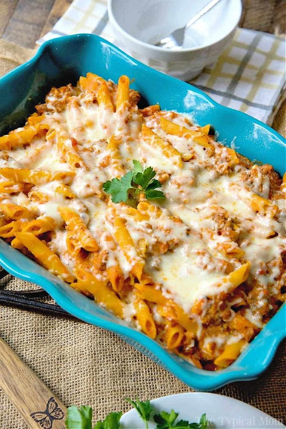 Lazy Lasagna Casserole with Ricotta