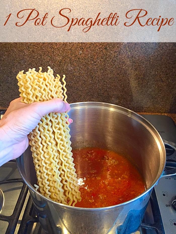 one pot spaghetti