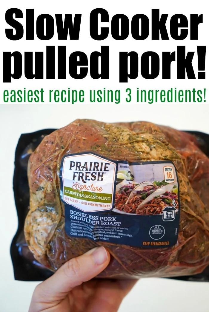 Easy Pulled Pork Slow Cooker