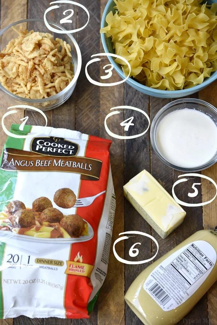 easy swedish meatball casserole