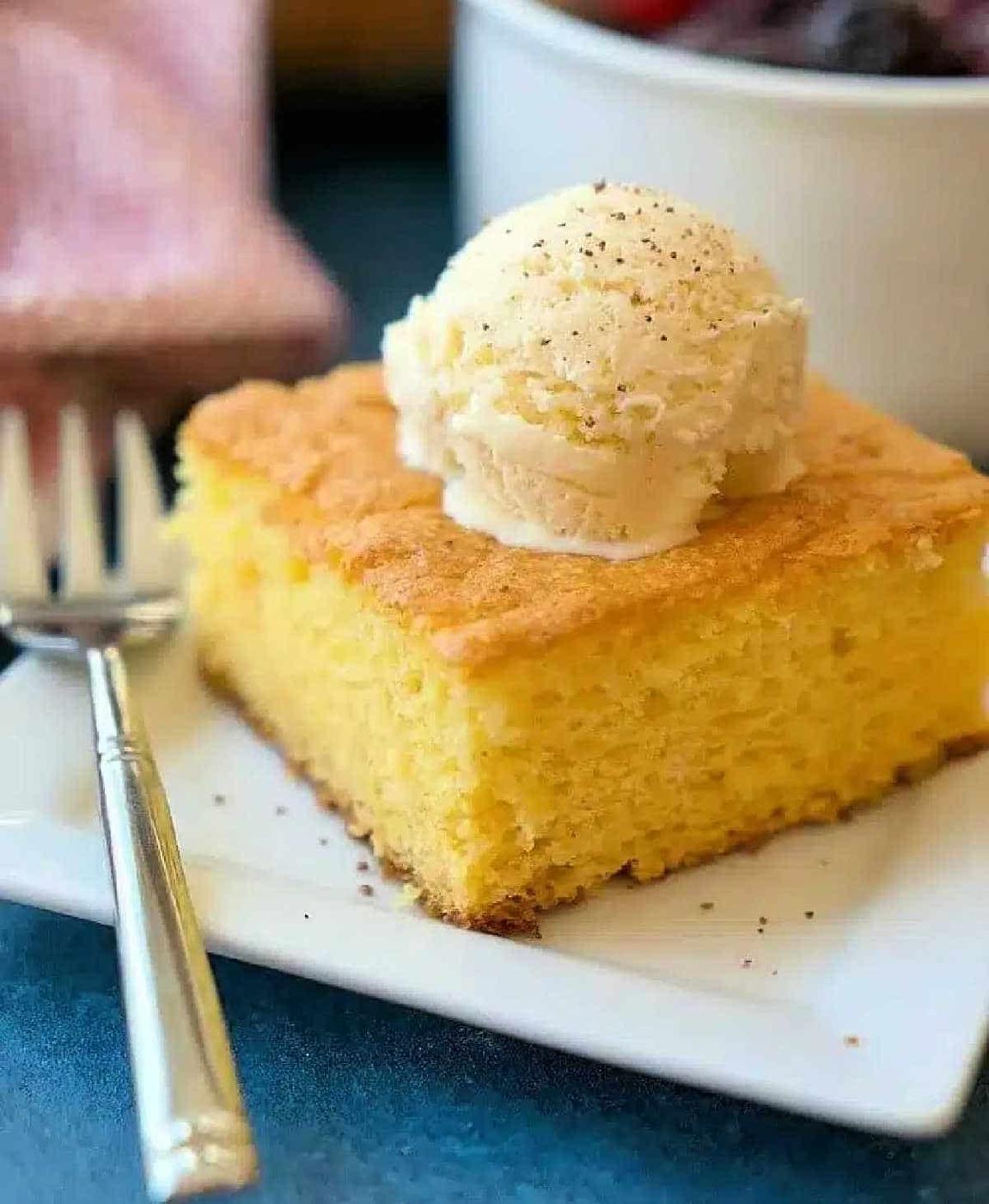 Egg Nog Pudding Cake