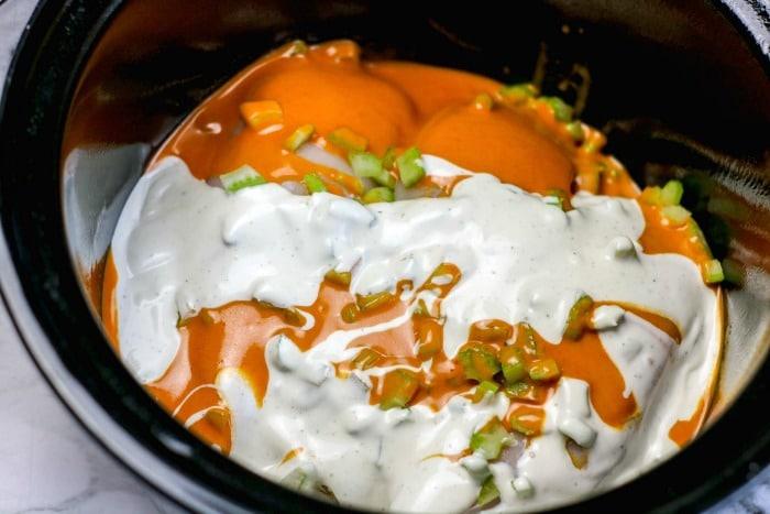 Slow Cooker Buffalo Chicken