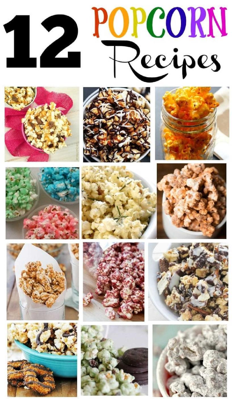12 Dessert Flavored Popcorn Recipes