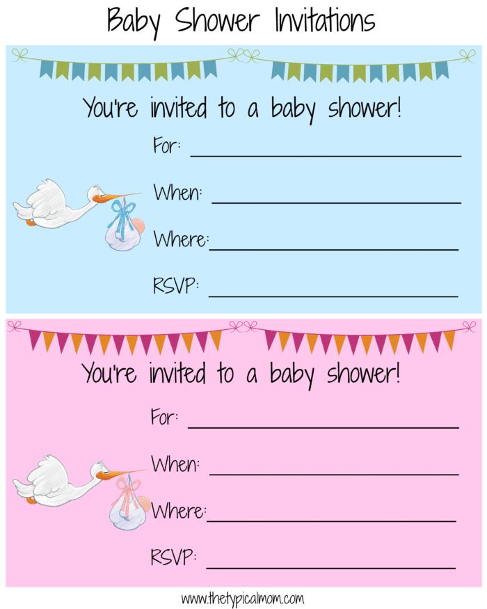Free Baby Shower Invitation Templates