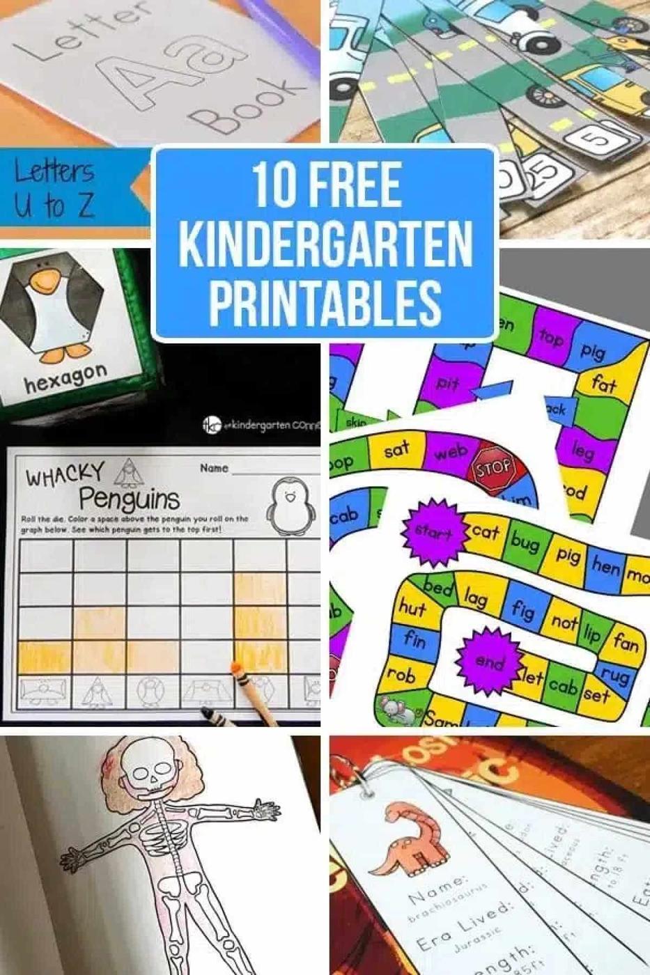 16+ Free Kindergarten Printables