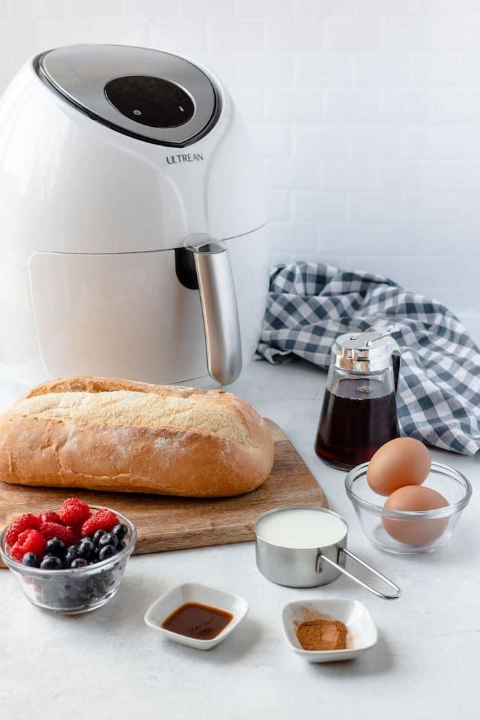 FRENCH TOAST IN THE AIR FRYER