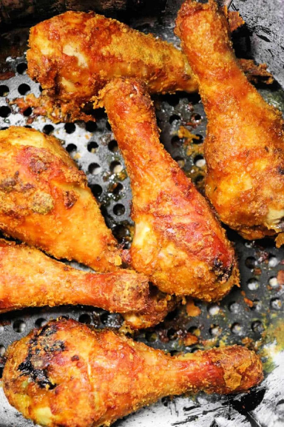 Fried Chicken Legs in Air Fryer (without Flour)