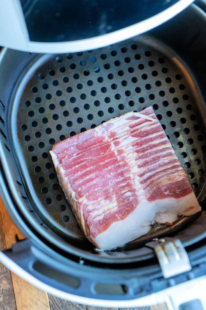 Air Fryer Frozen Bacon