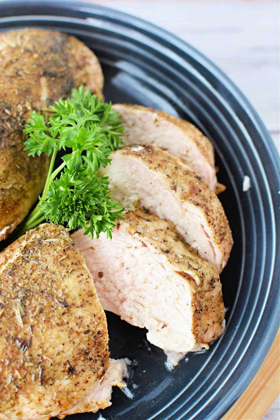 Frozen Chicken Breast in Oven