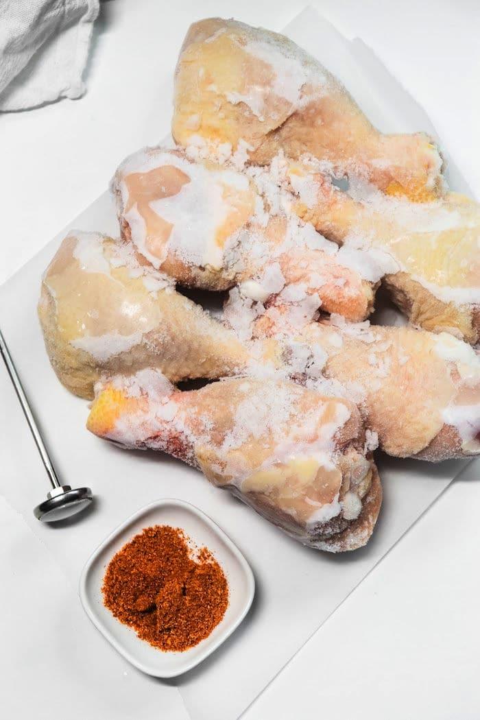 how to cook frozen chicken legs in air fryer