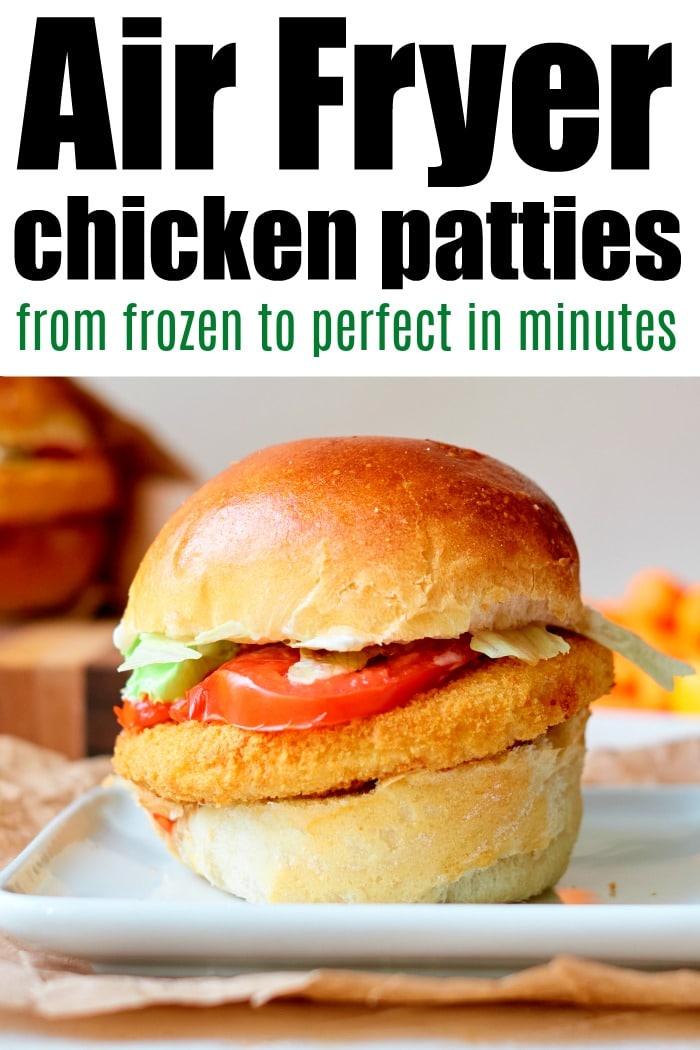 Frozen Chicken Patties Air Fryer