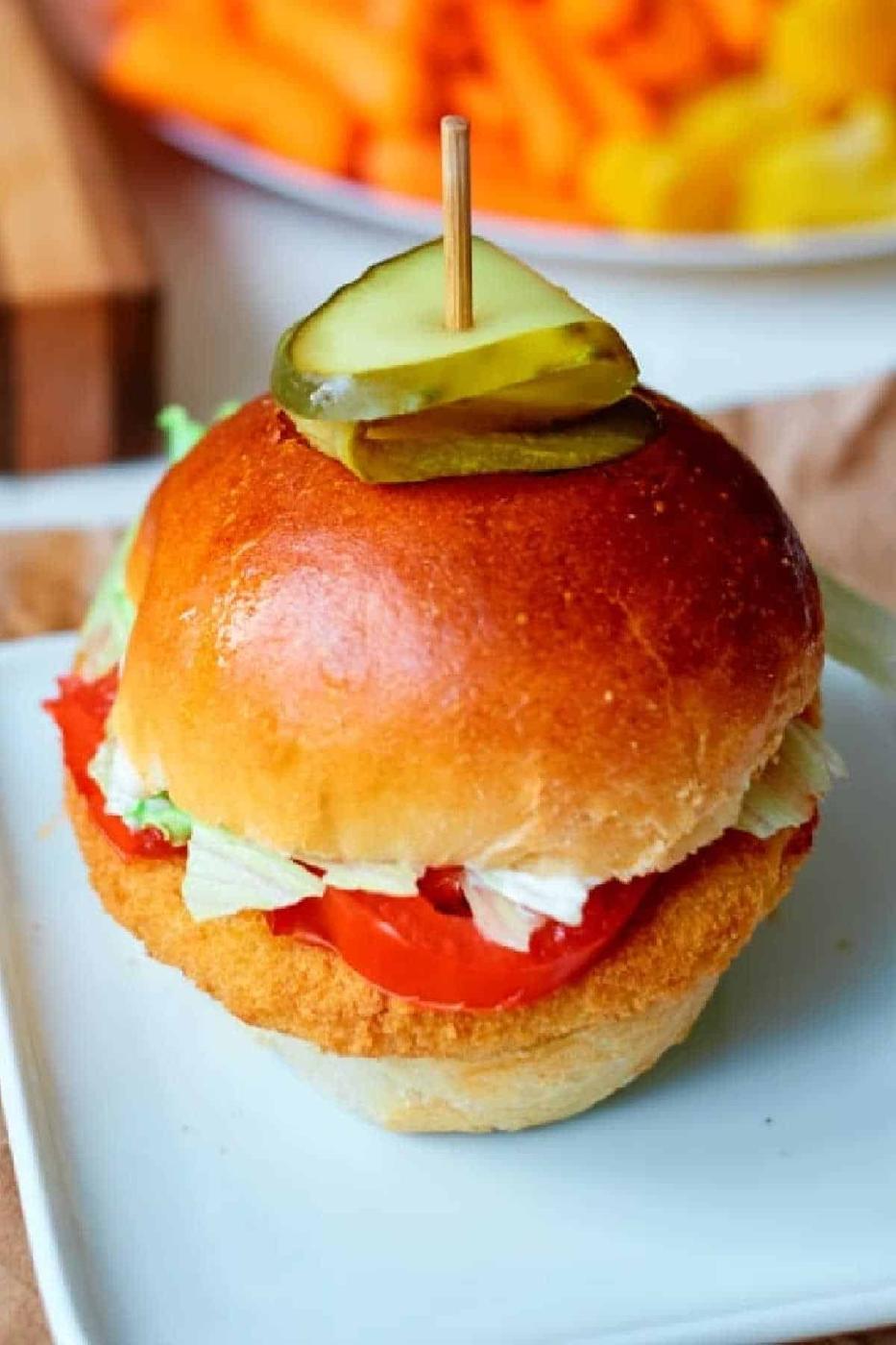 Frozen Chicken Patties in Air Fryer