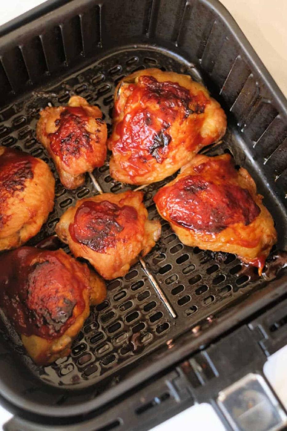 Frozen Chicken Thighs in Air Fryer