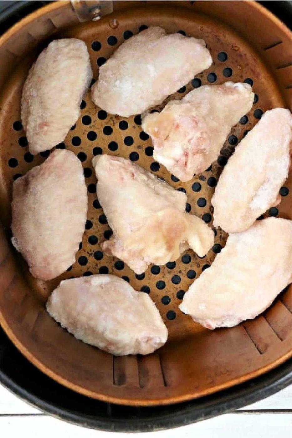 Frozen Chicken Wings in Air Fryer