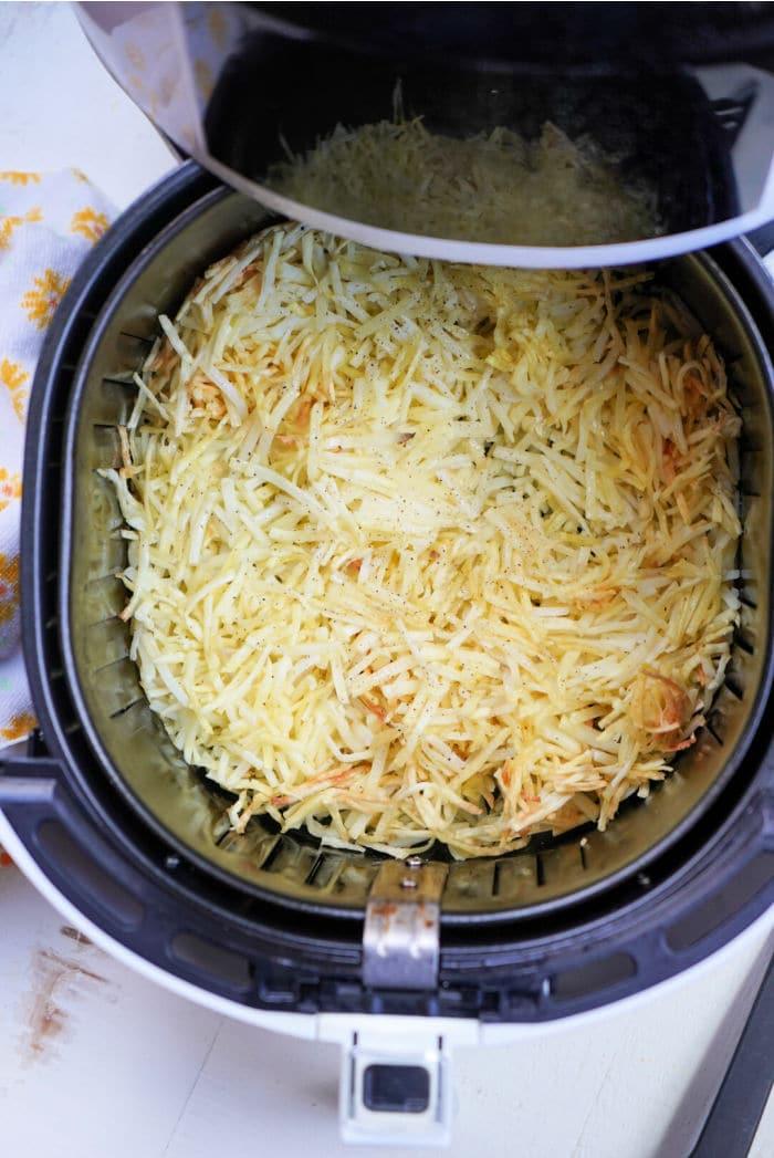 shredded potatoes air fryer