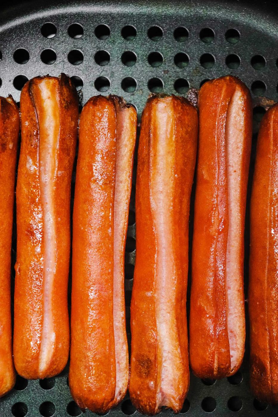 Air Fryer Frozen Hot Dogs