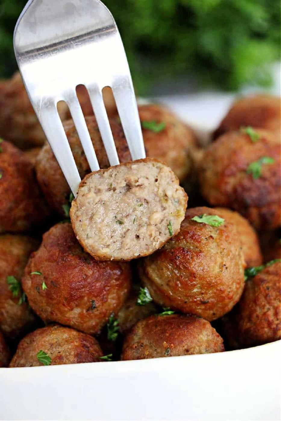 Air Fryer Frozen Meatballs