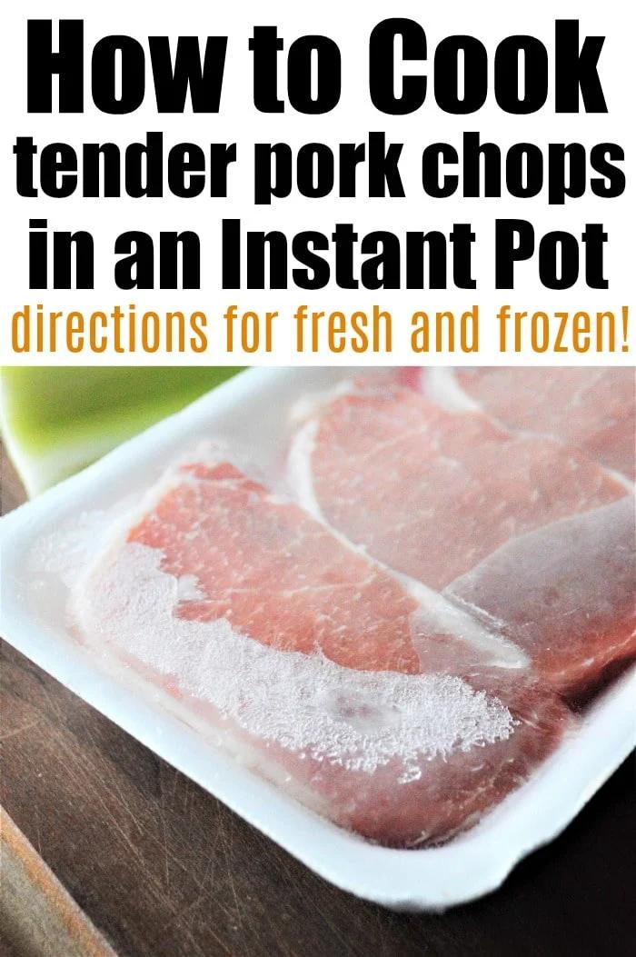 pressure cooker frozen pork chops