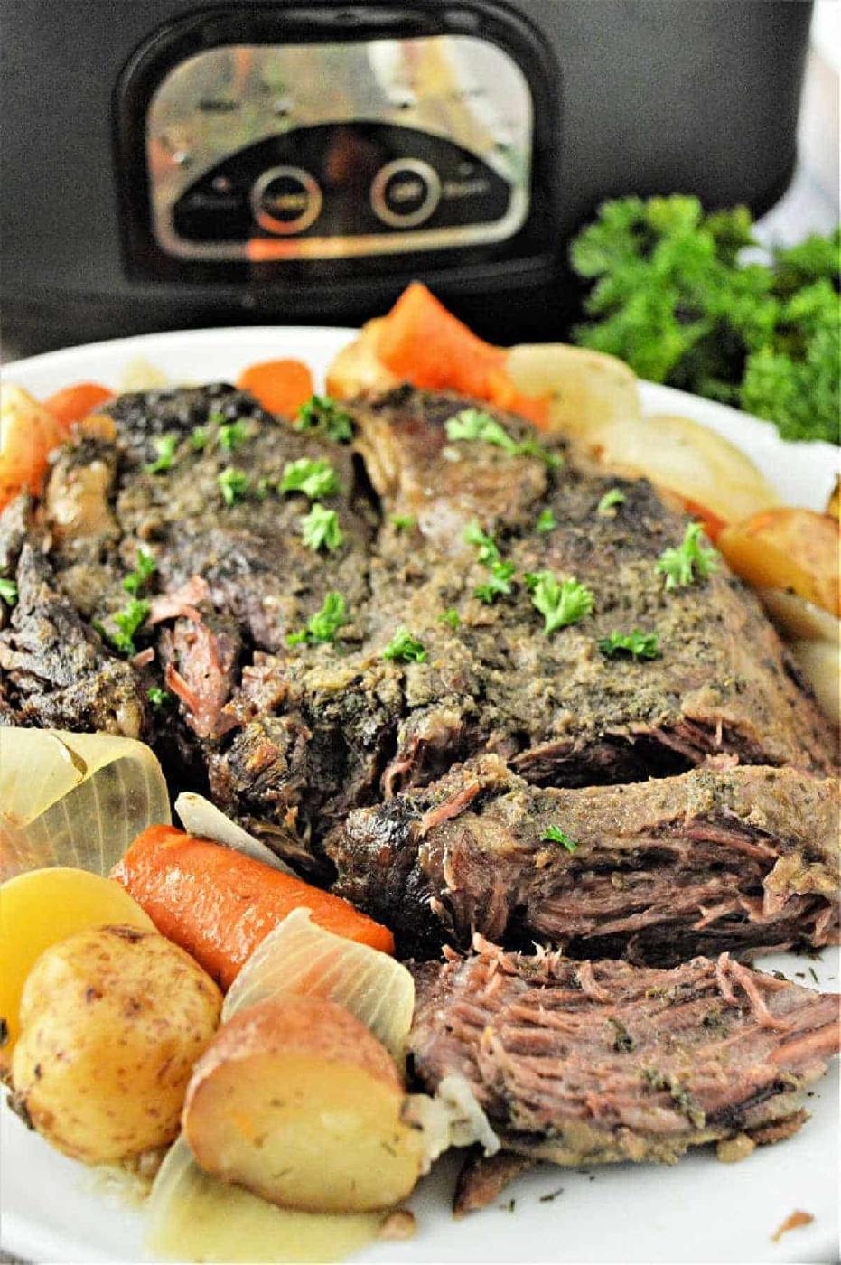 Frozen Roast in Slow Cooker
