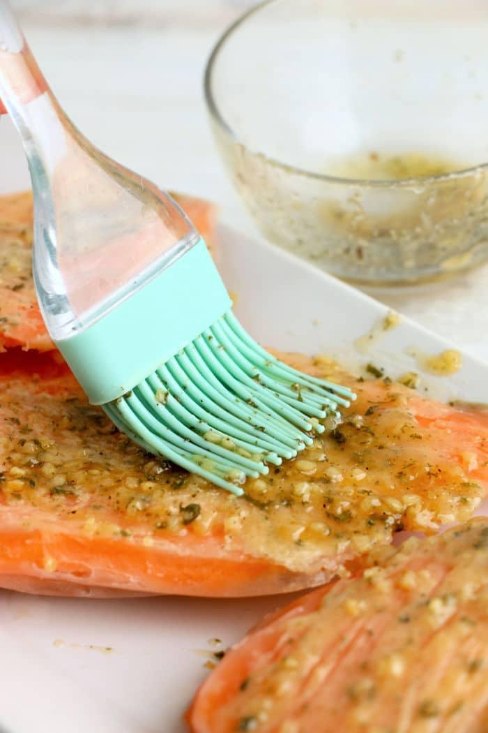 salmon frozen in air fryer