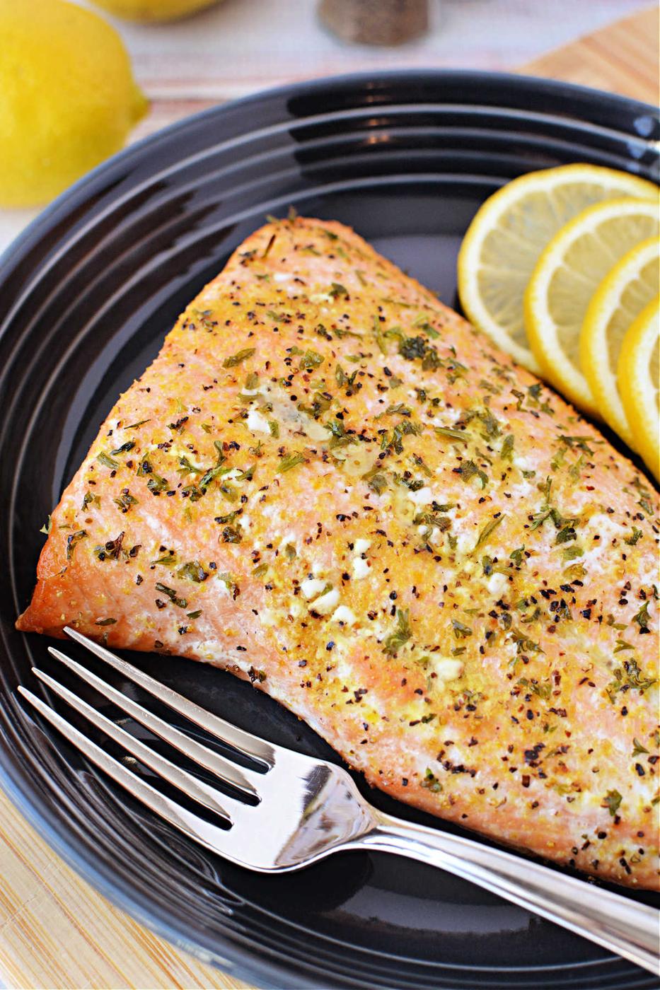 Frozen Salmon in Oven