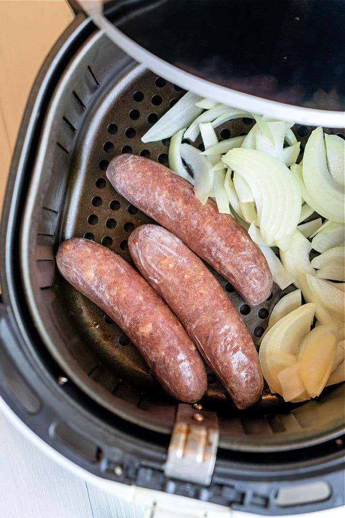 Air Fryer Frozen Sausage