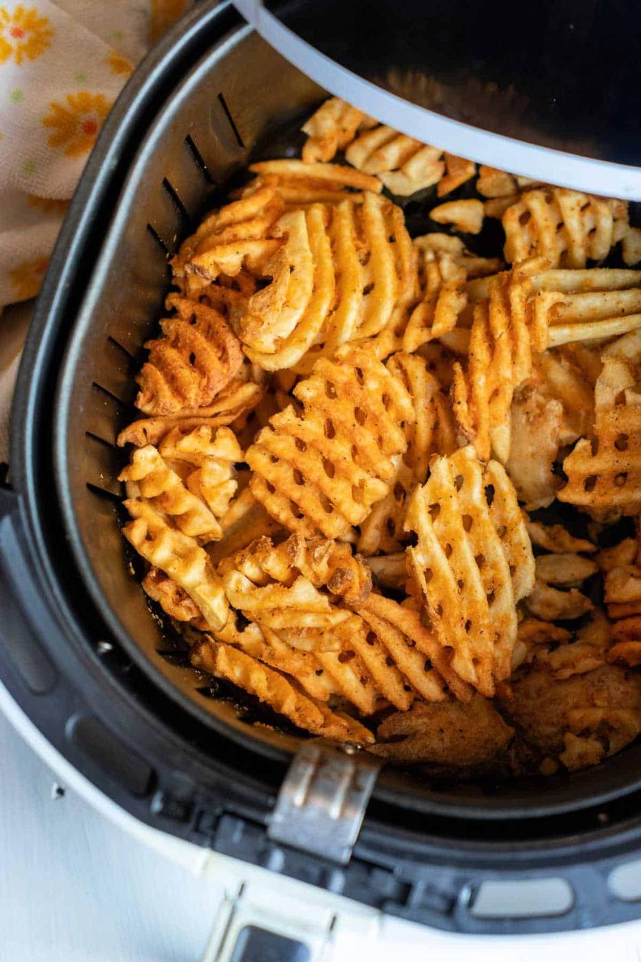 Frozen Waffle Fries in Air Fryer