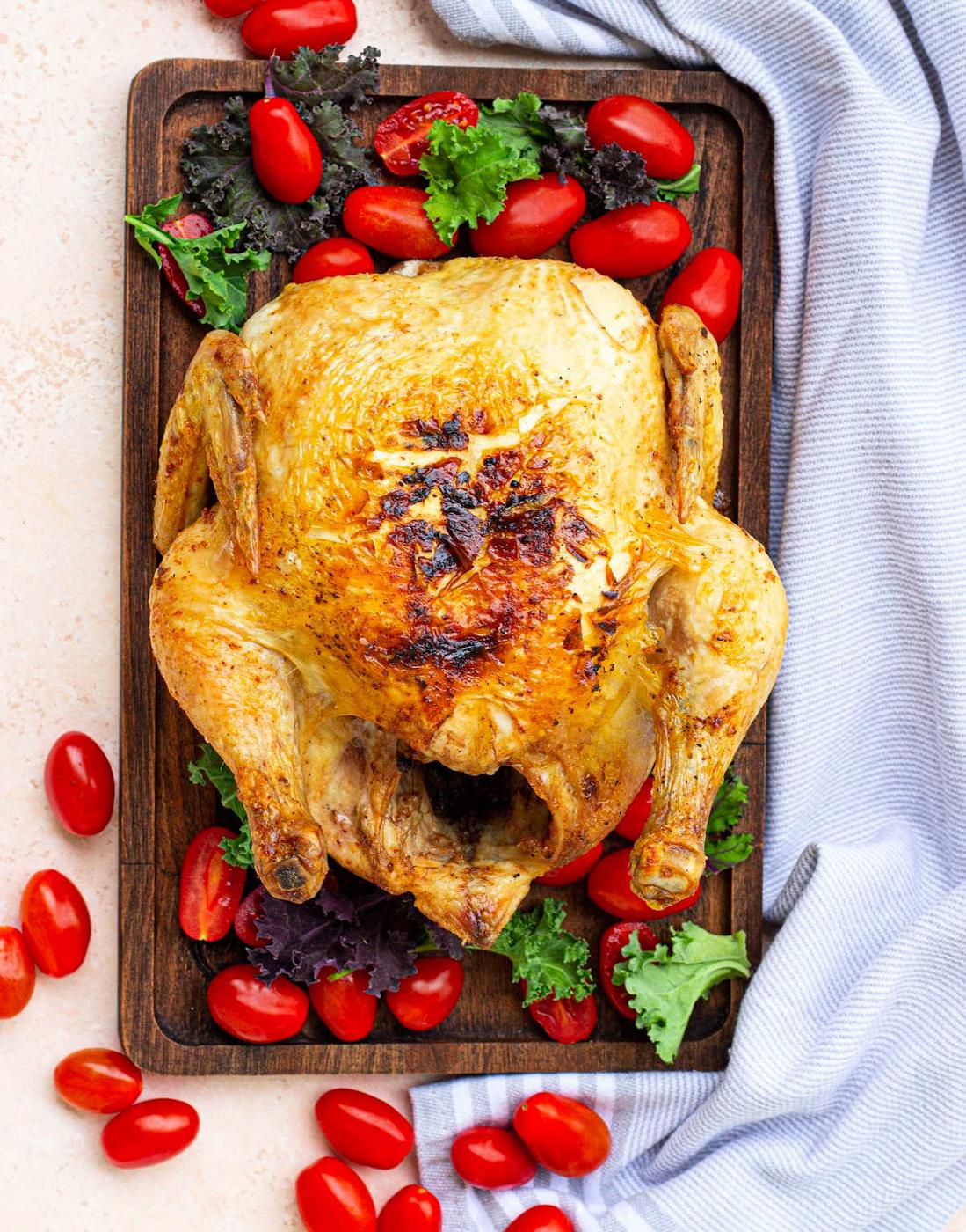 Frozen Whole Chicken in Air Fryer