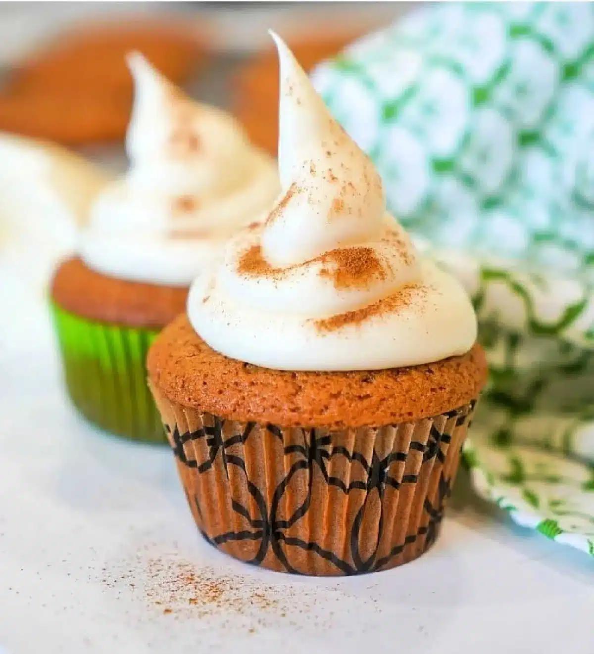 Cake Mix Gingerbread Muffins