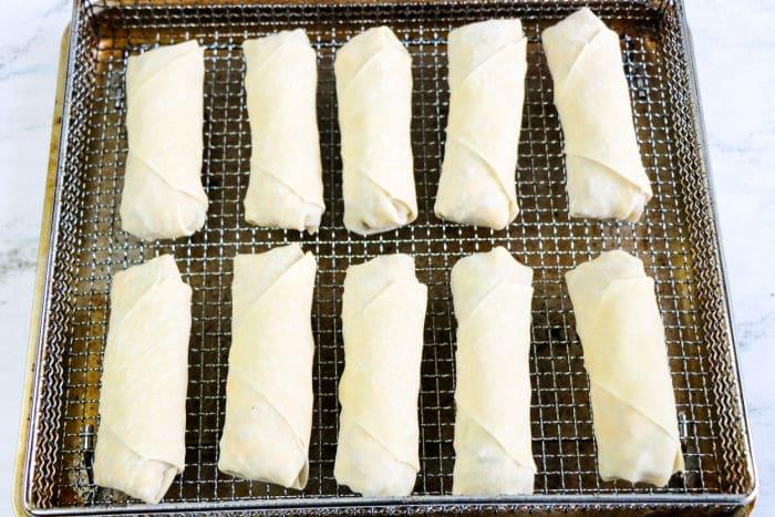 Air Fryer ground beef Egg Rolls