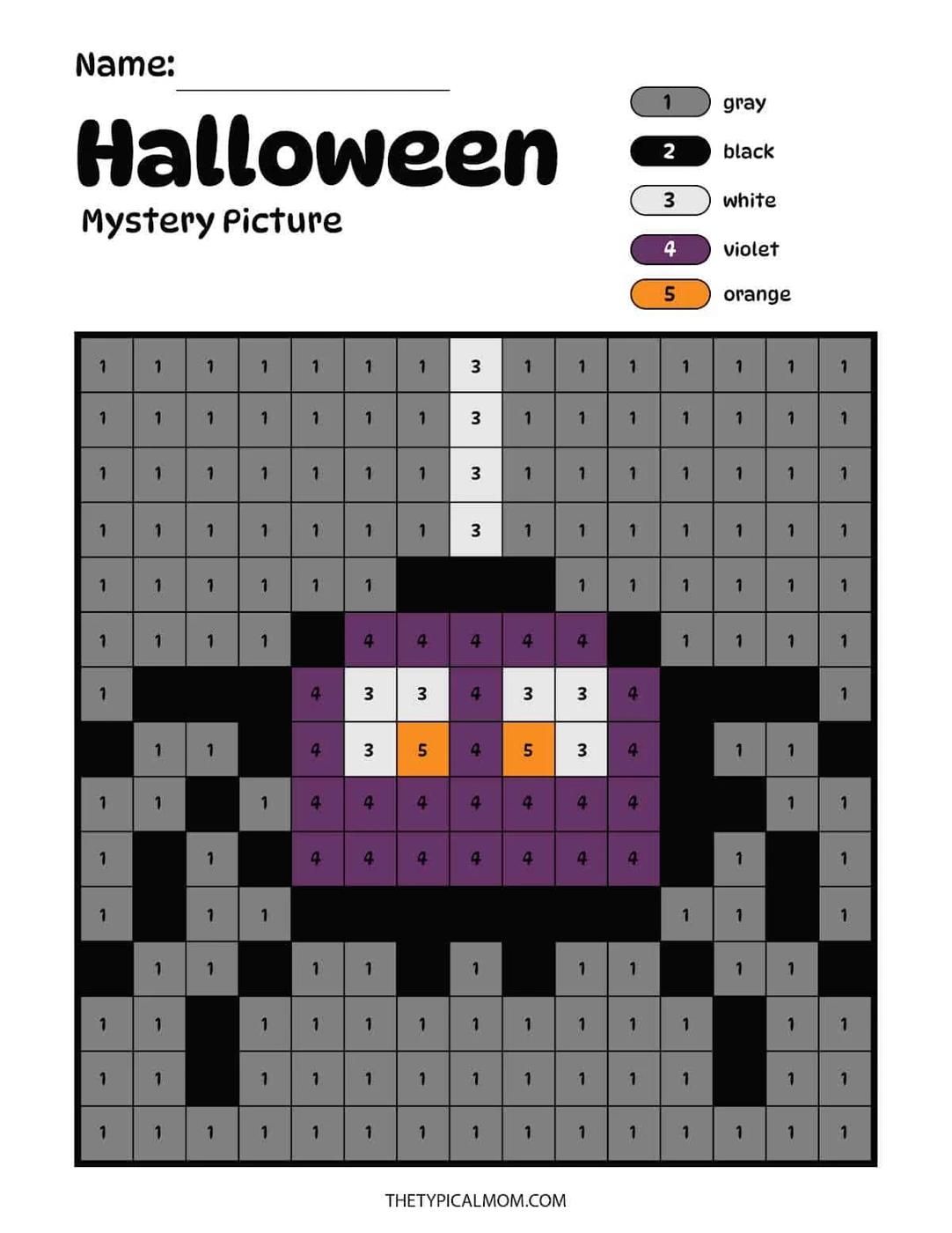 Hidden Pictures Halloween