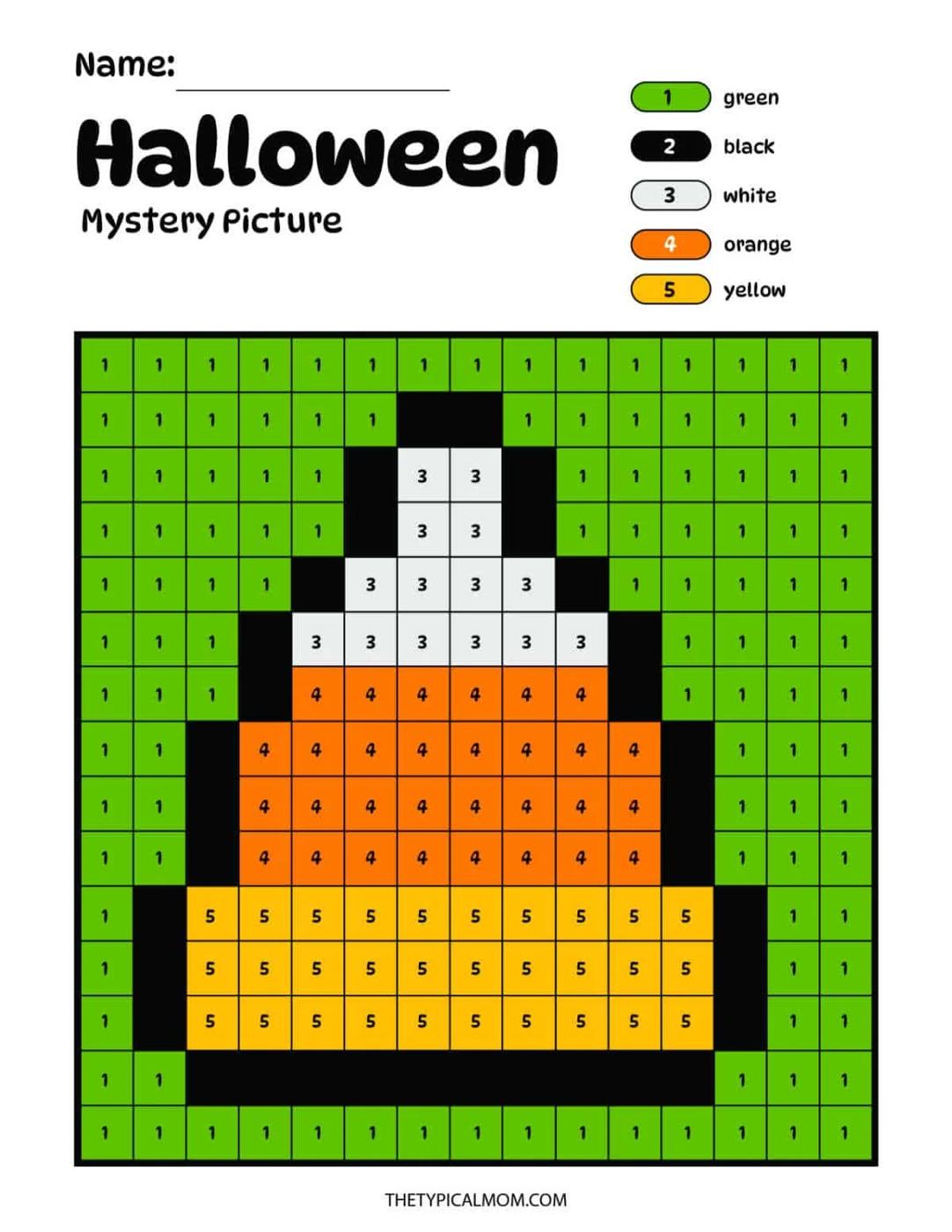 halloween mystery picture