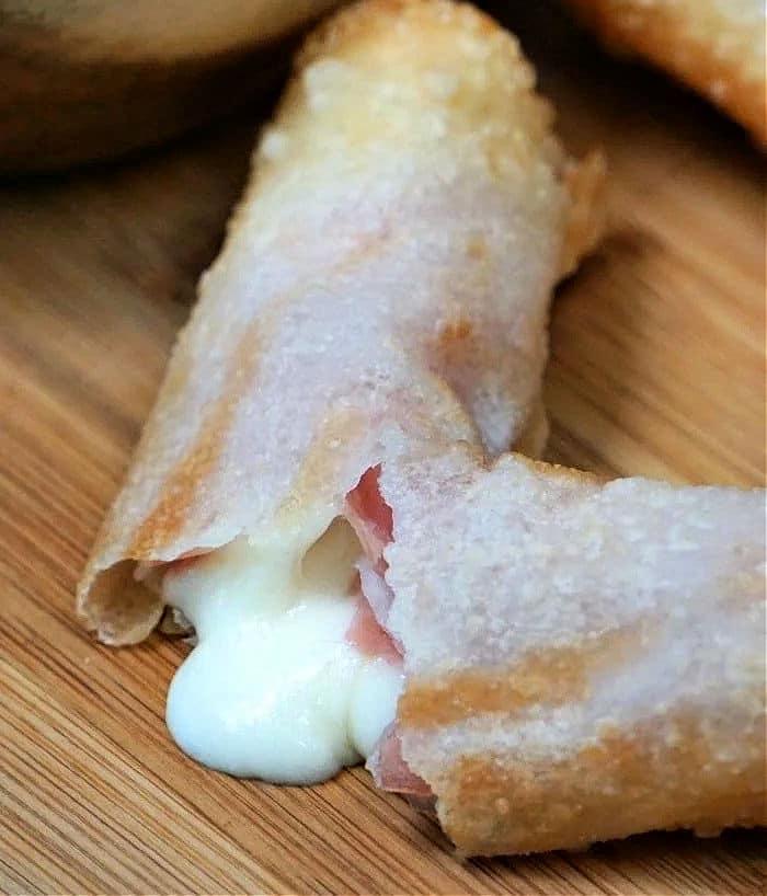Ham and Cheese Egg Rolls