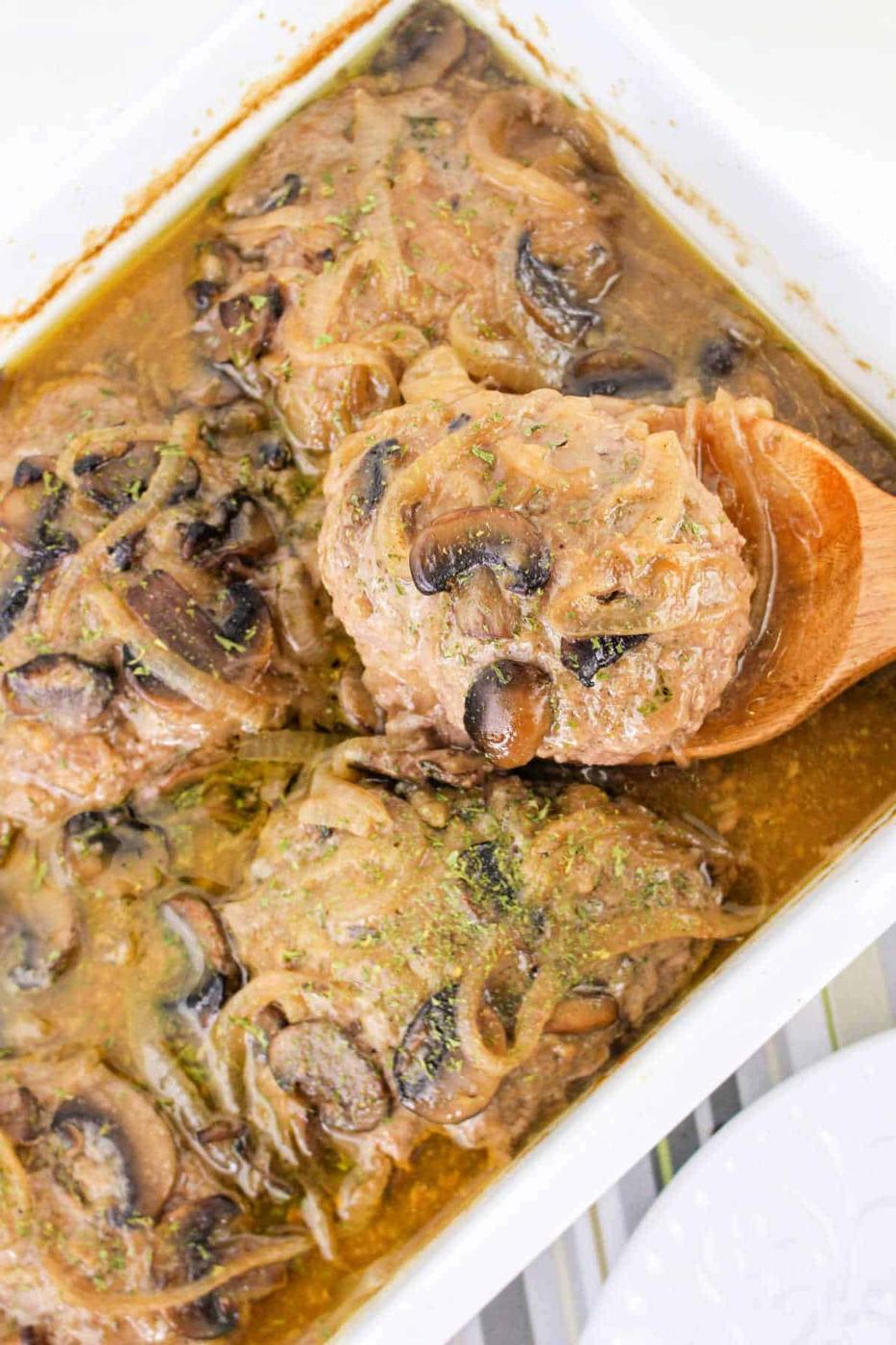 Salisbury Steak in Oven
