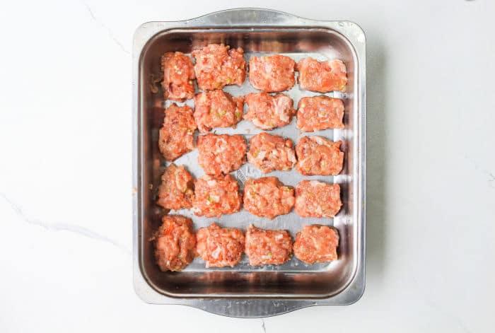 Chicken Nuggets with ground chicken
