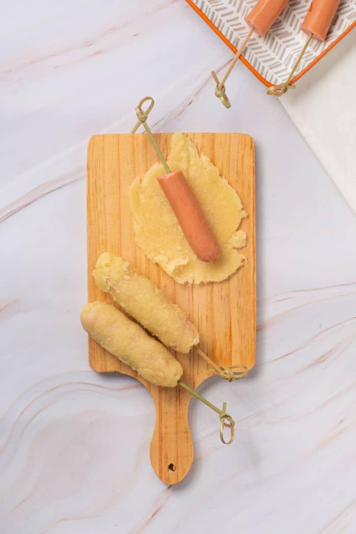 Homemade Corn Dogs with Bisquick