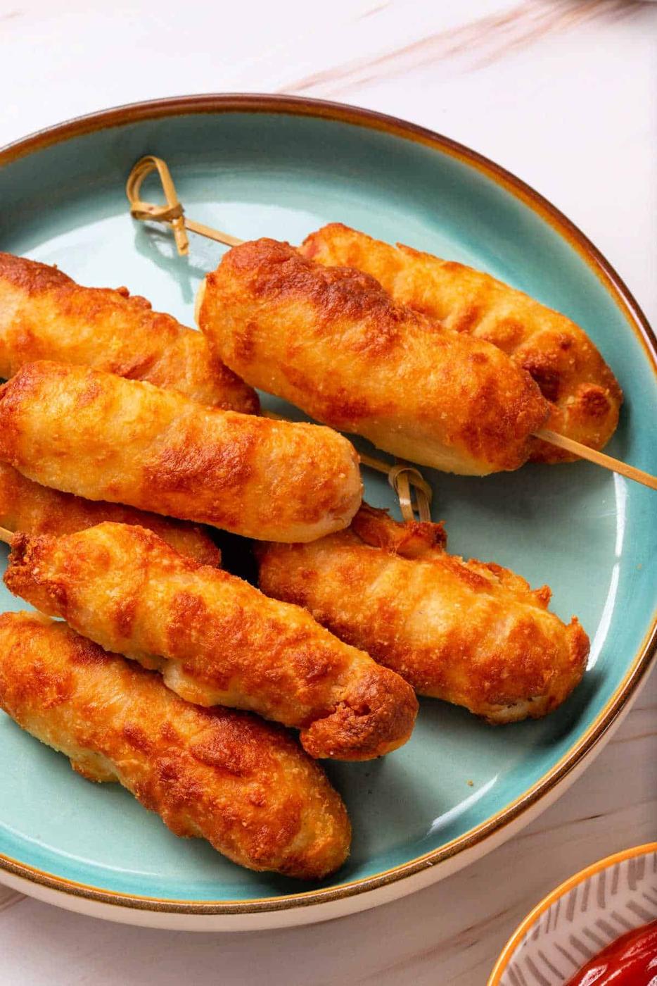 Homemade Corn Dogs Air Fryer