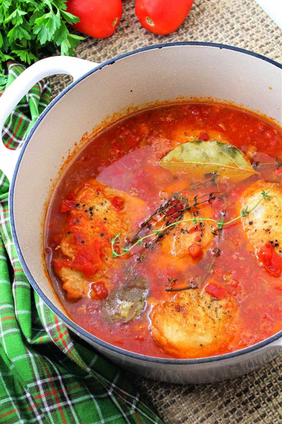 Hot Braised Chicken Thighs