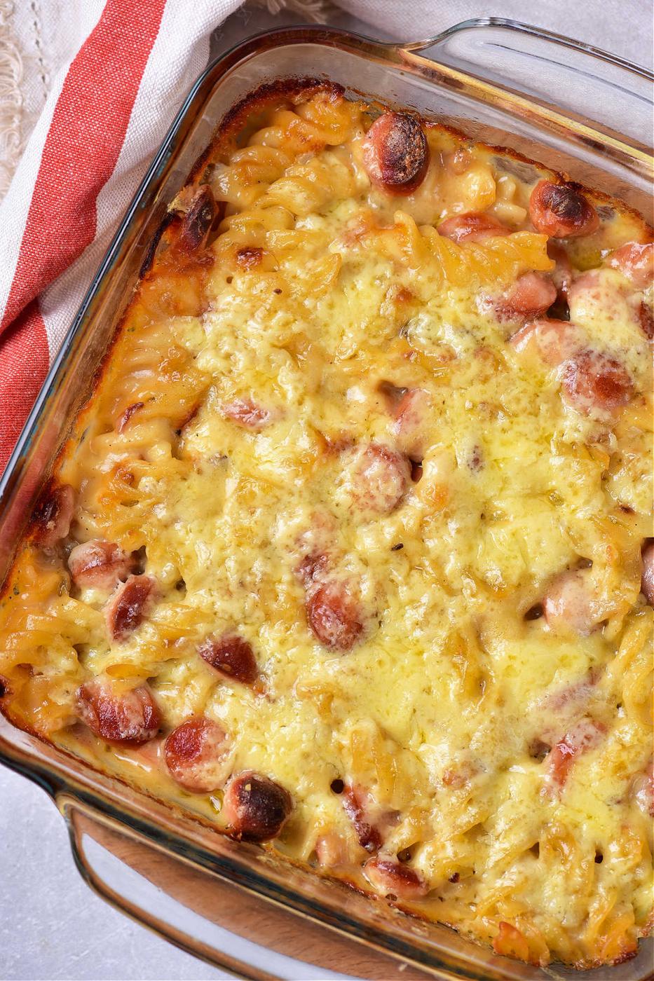 Hot Dog Casserole Recipe