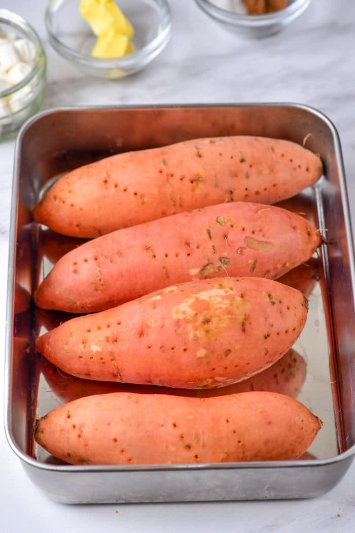Baked Sweet Potatoes in Oven