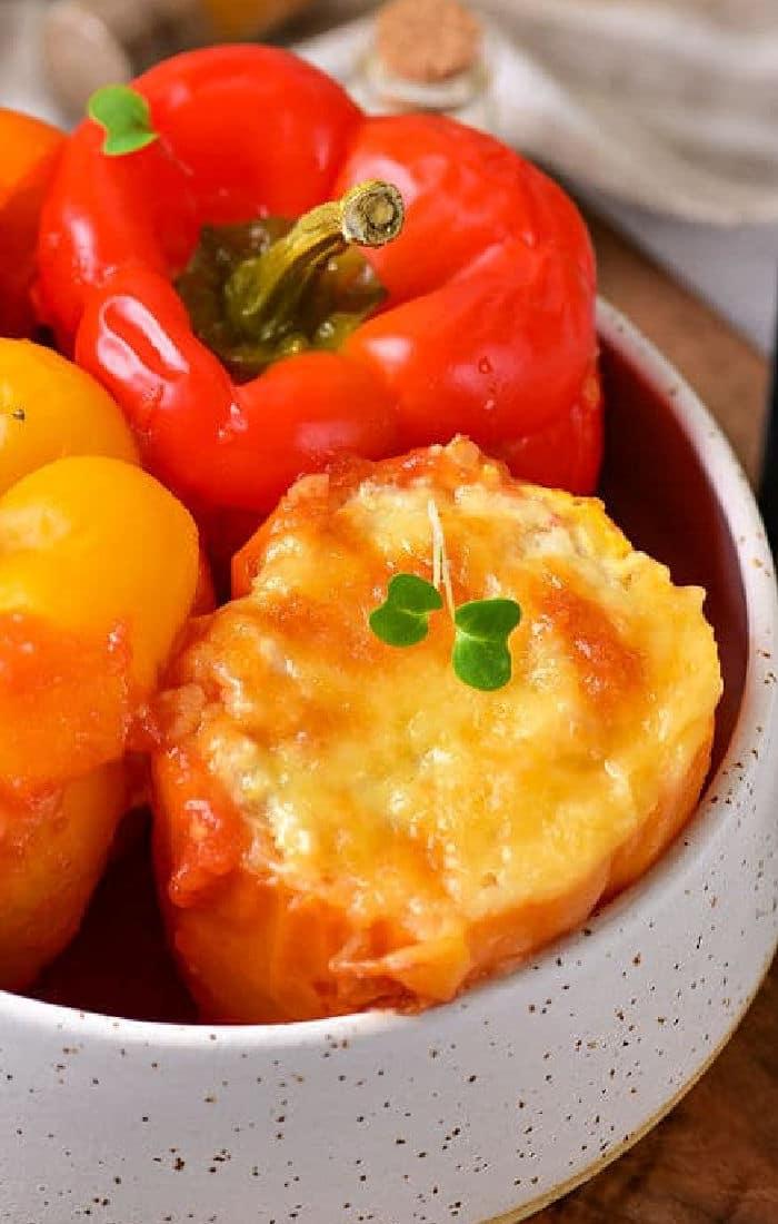 stuffed peppers in dutch oven