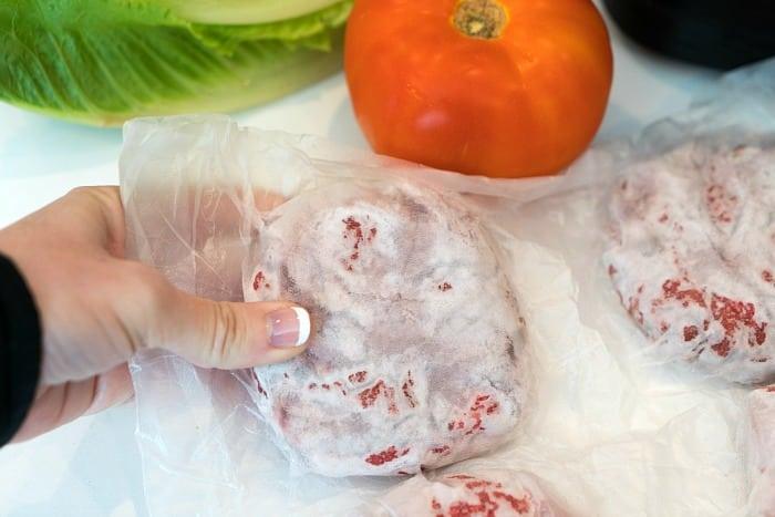 how to cook frozen hamburgers
