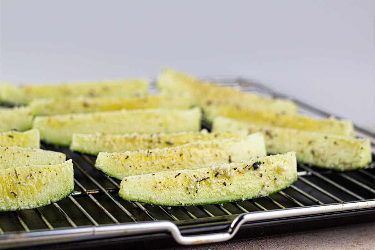 Baked Zucchini Spears